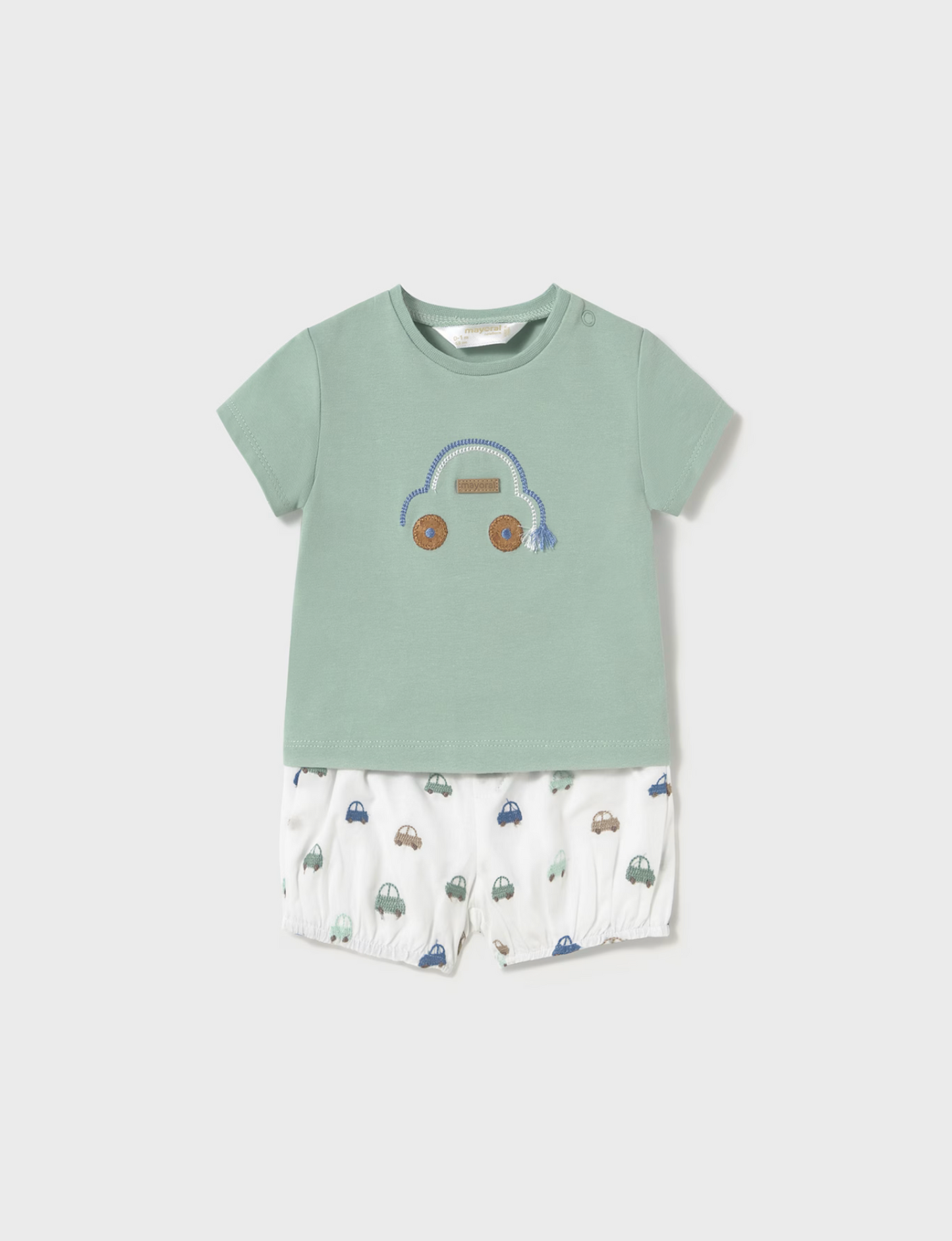 Newborn Bubble Shorts and T-Shirt Set
