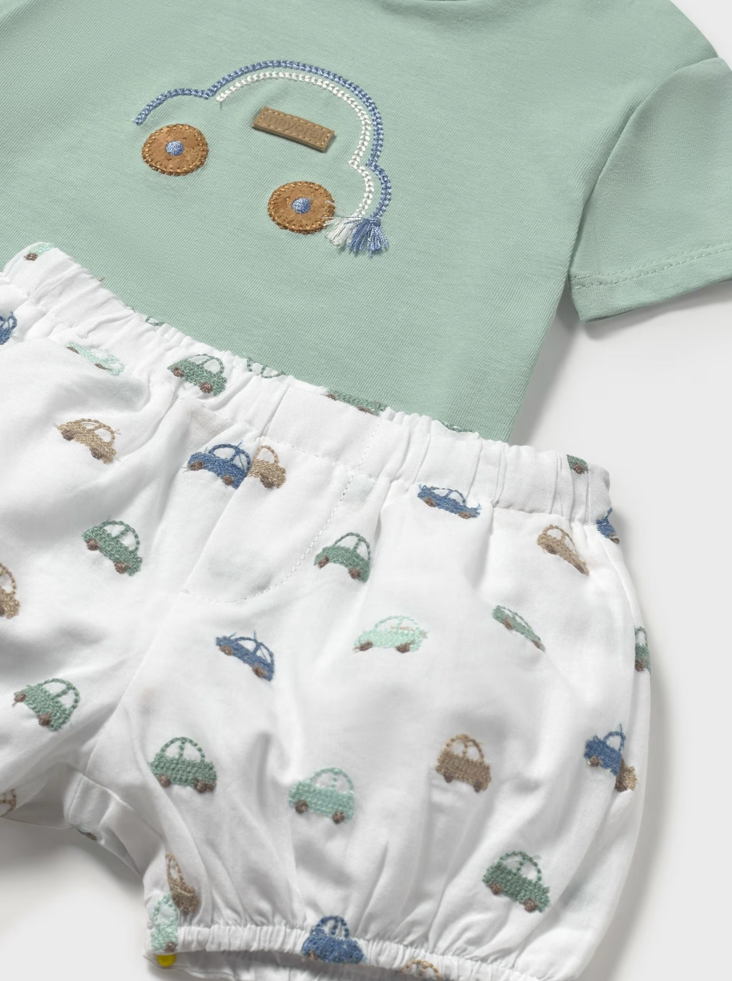 Newborn Bubble Shorts and T-Shirt Set