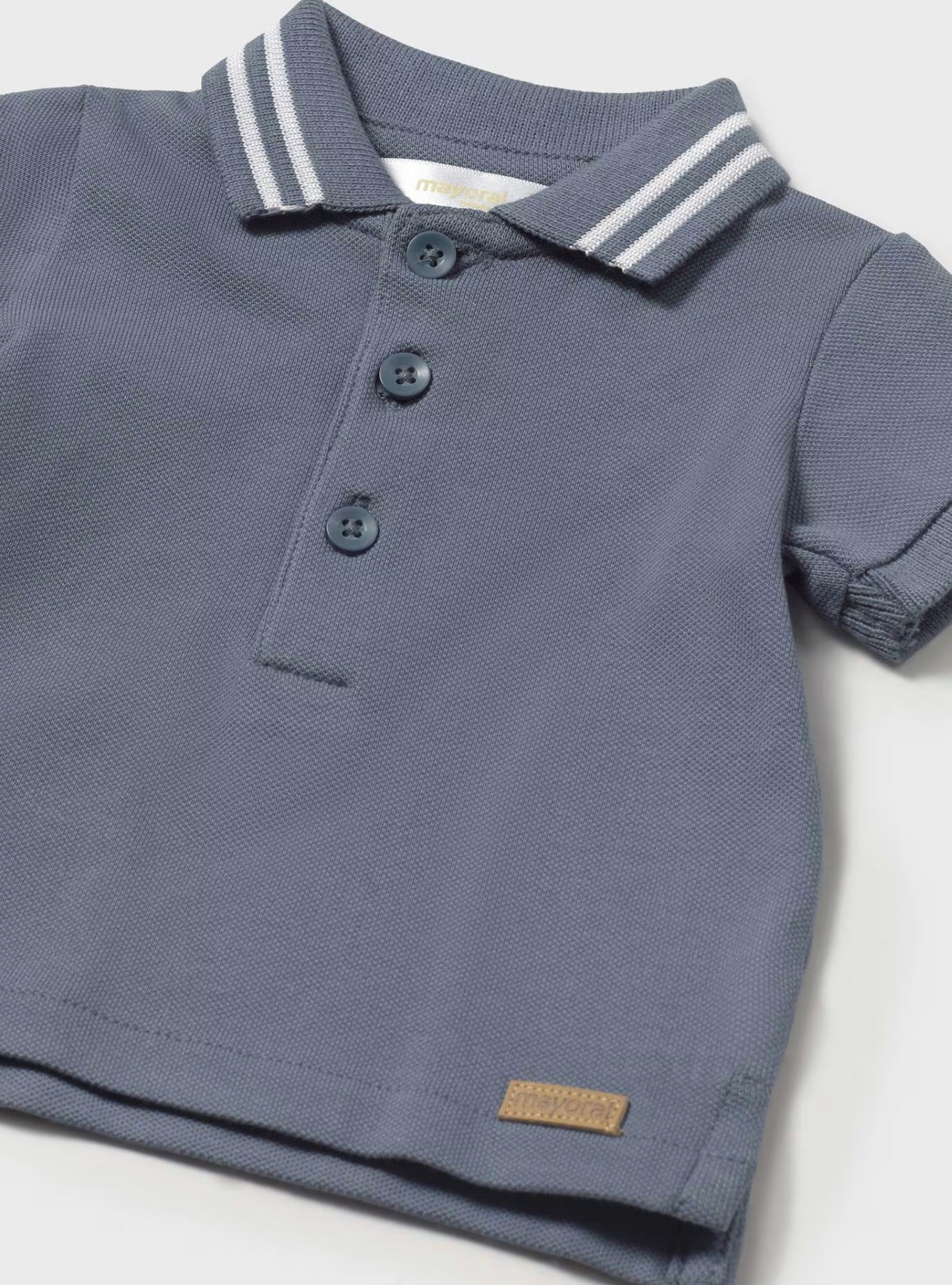 Newborn Pique Polo Shirt