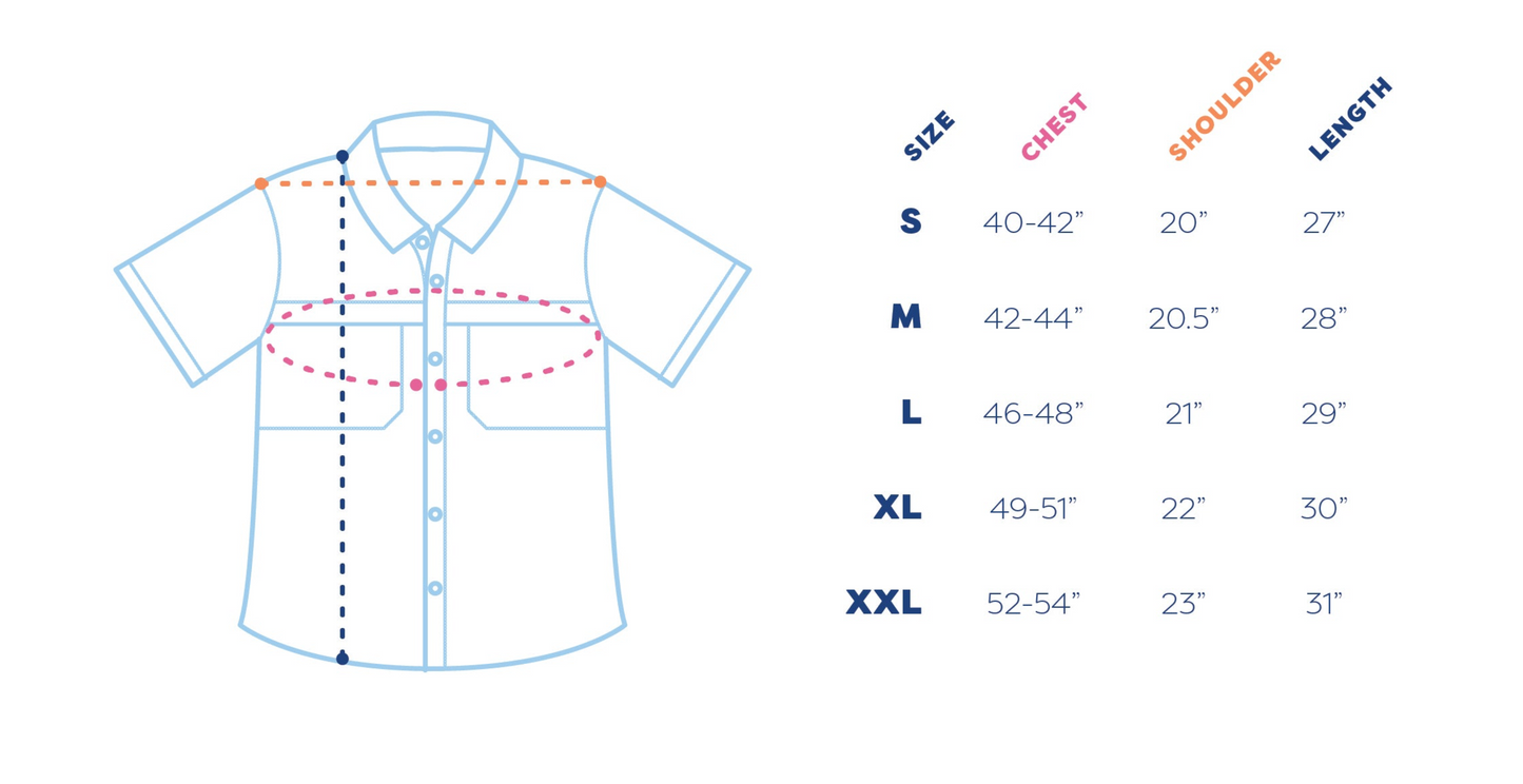 Men's Guayabera - Bass Short Sleeve Shirt