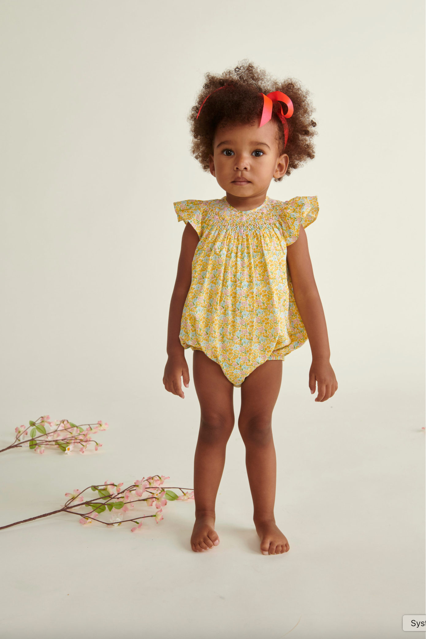 Hand Smocked Sidney Baby Bubble