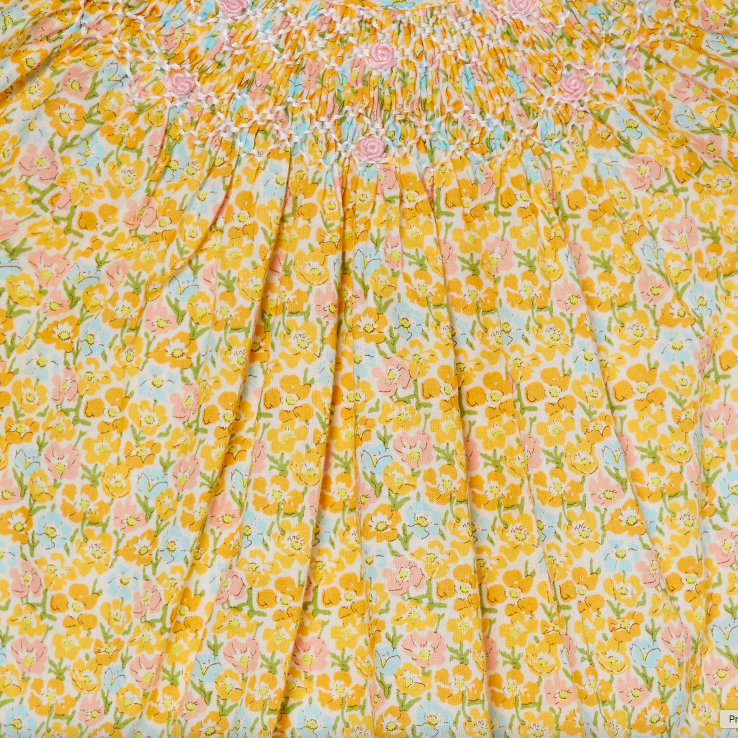 Hand Smocked Sidney Baby Bubble