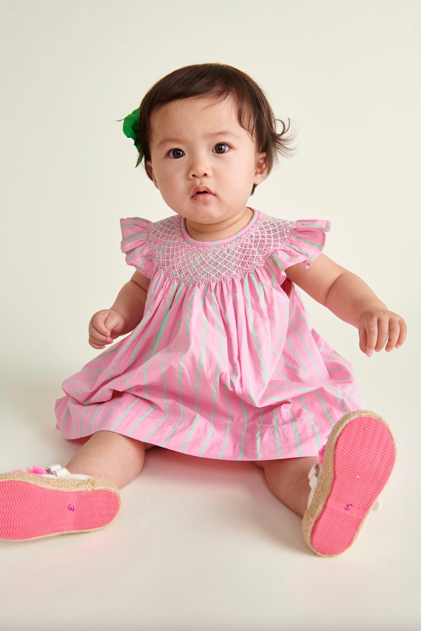 Hand Smocked Queenie Baby Dress