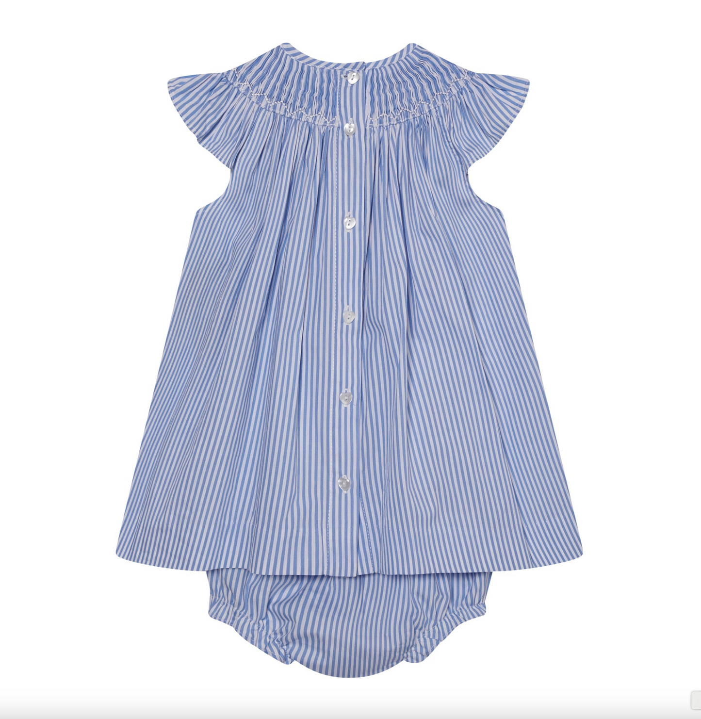Hand Smocked Paisley Baby Dress