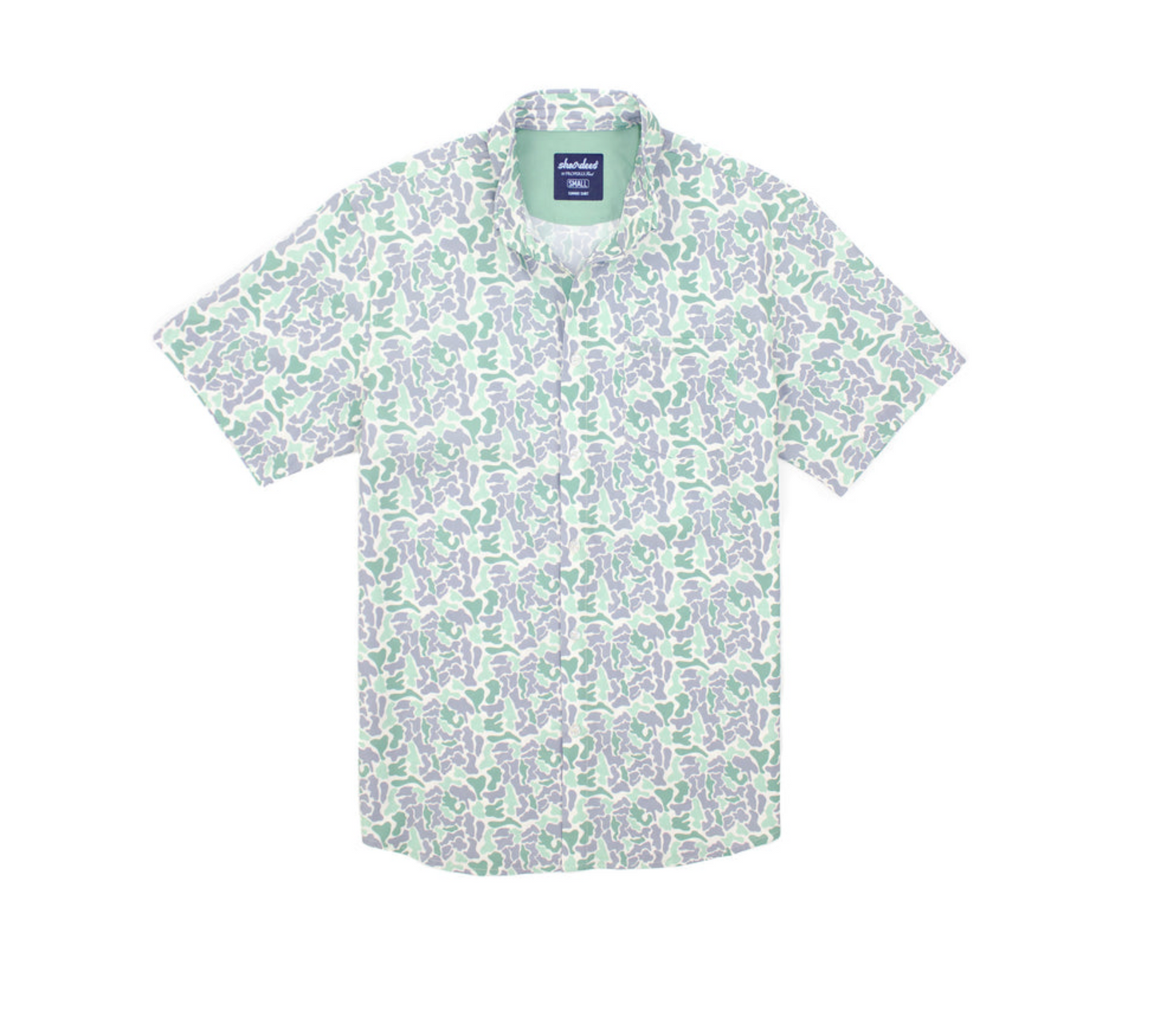 Boys Shordees Summer Shirt Sage Camo