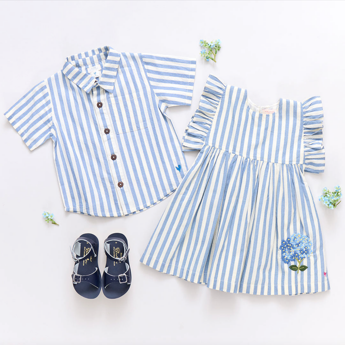 Boys Jack Shirt - Blue Stripe