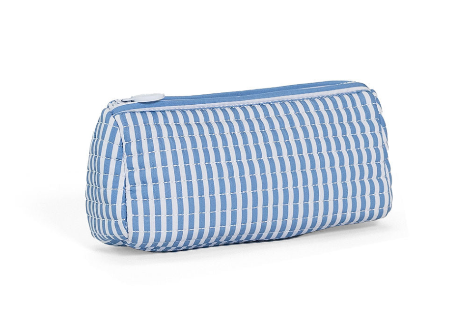 TRVL Quilted Bag - Pimlico Stripe Chambray - Pochette