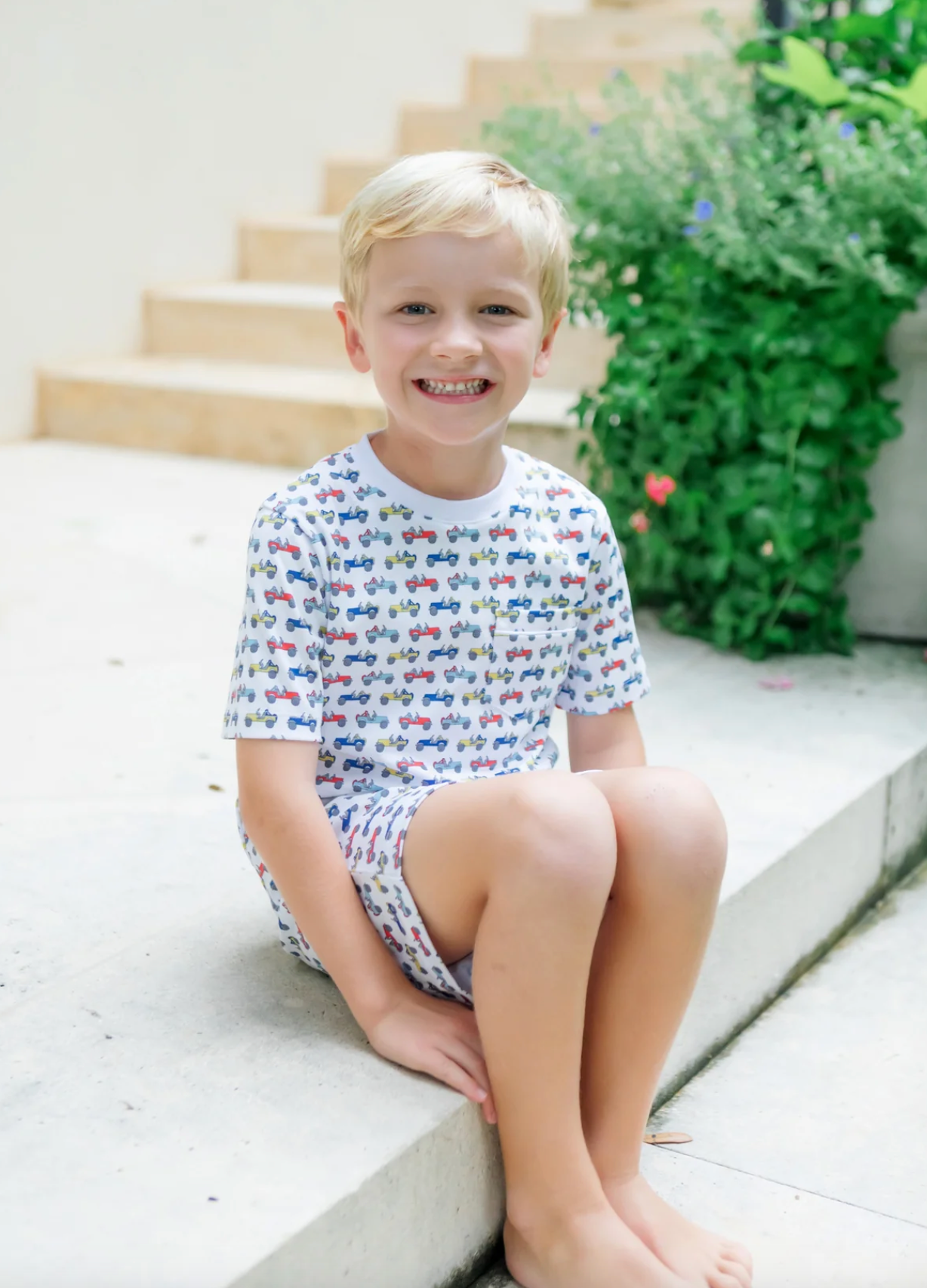 Charles Boys Short Set - Cruisin Jeeps