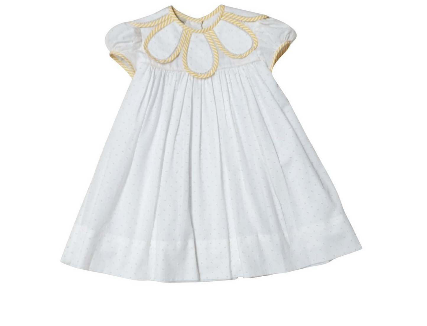 Daisies Collection Petal Collared Girls Dress