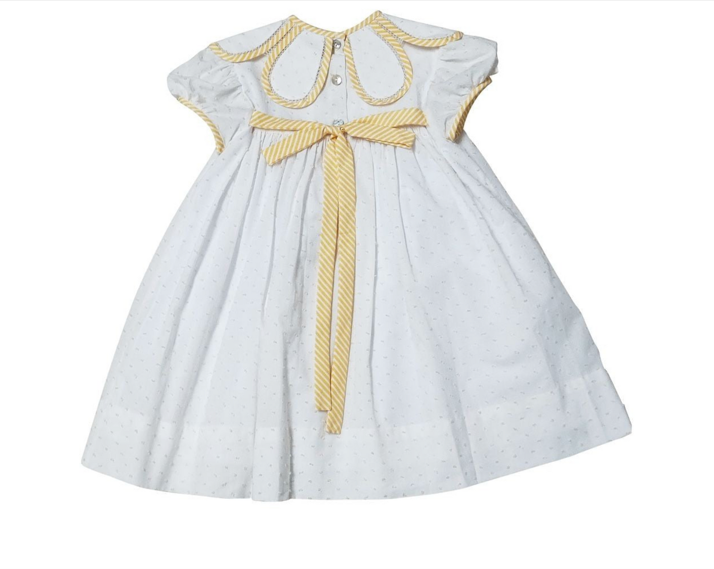 Daisies Collection Petal Collared Girls Dress