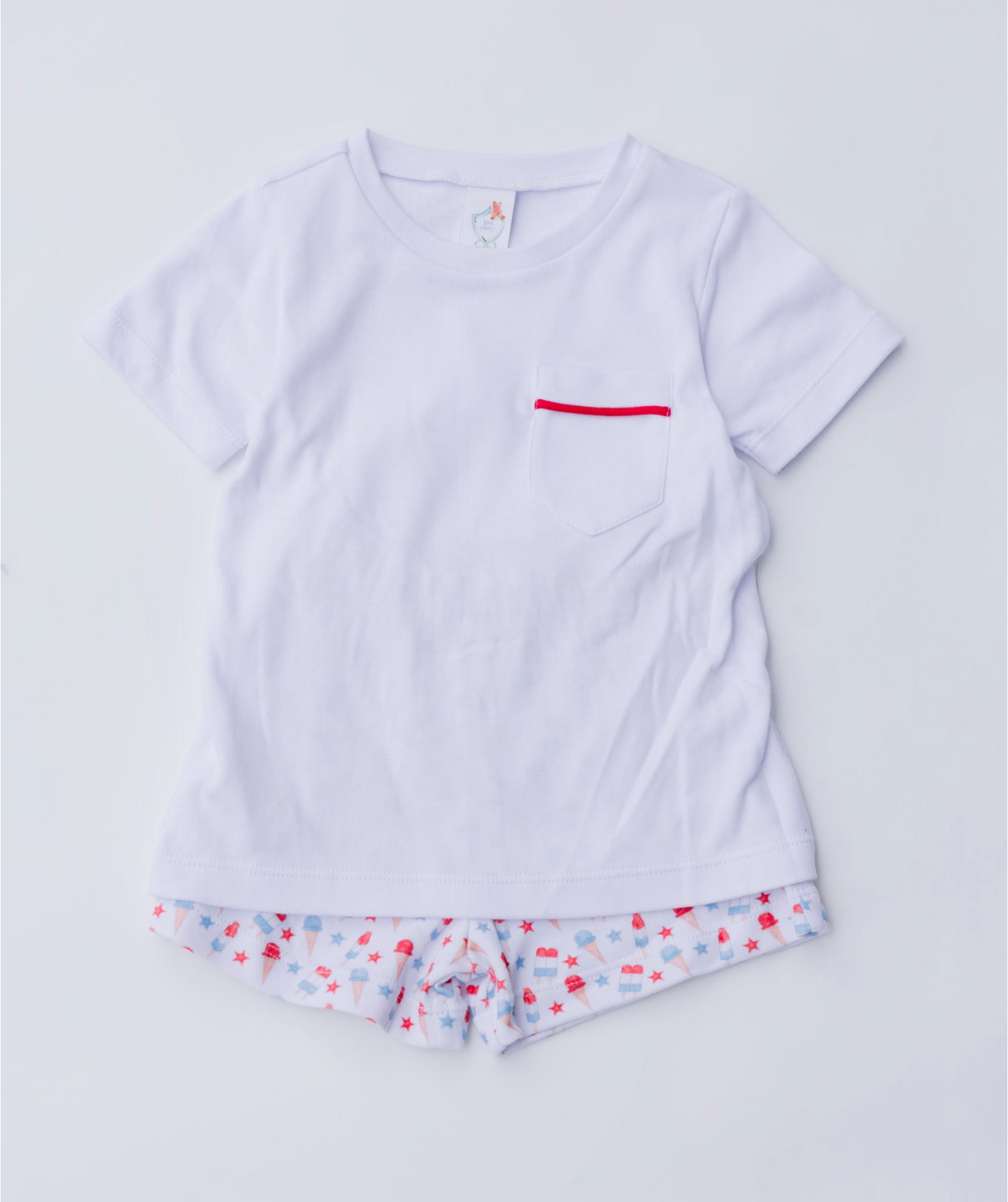 Patriotic Pop Boys Short Set