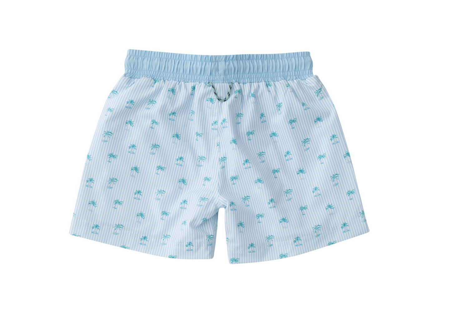 Boys Swim Trunk - Palm Tree Stripe