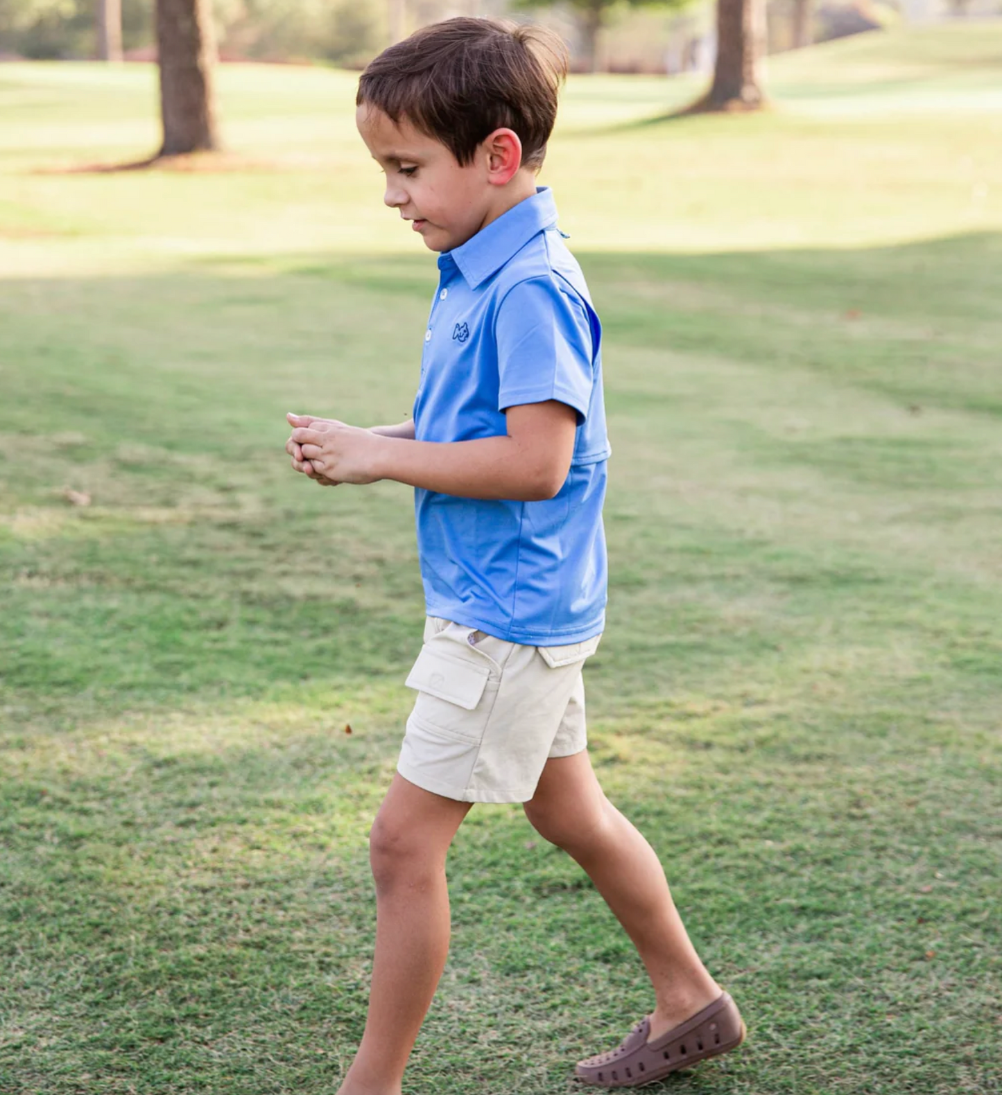 Marina Blue Short Sleeve Pro Performance Polo
