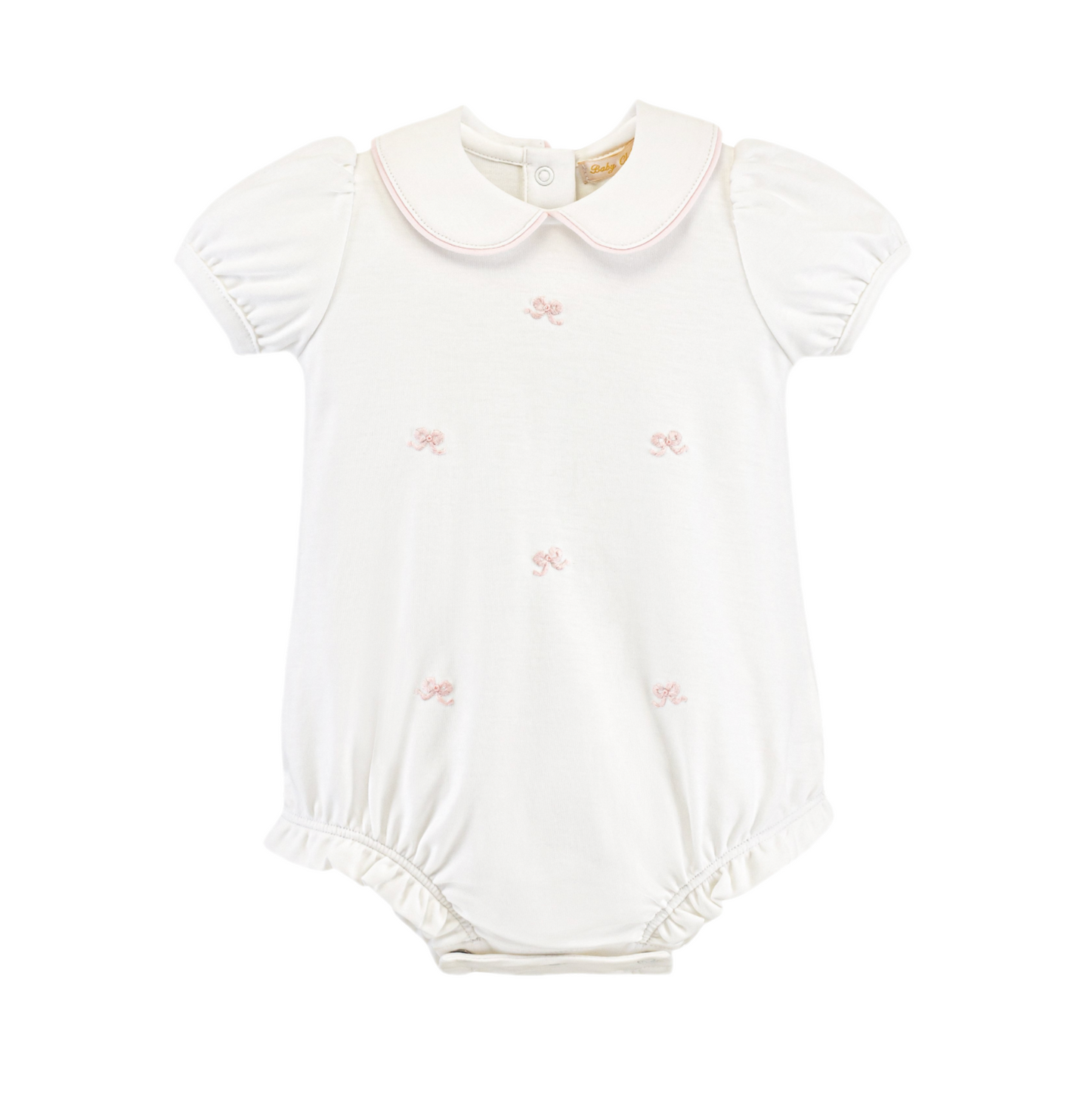 Hand Embroidered Scattered Bows Bubble