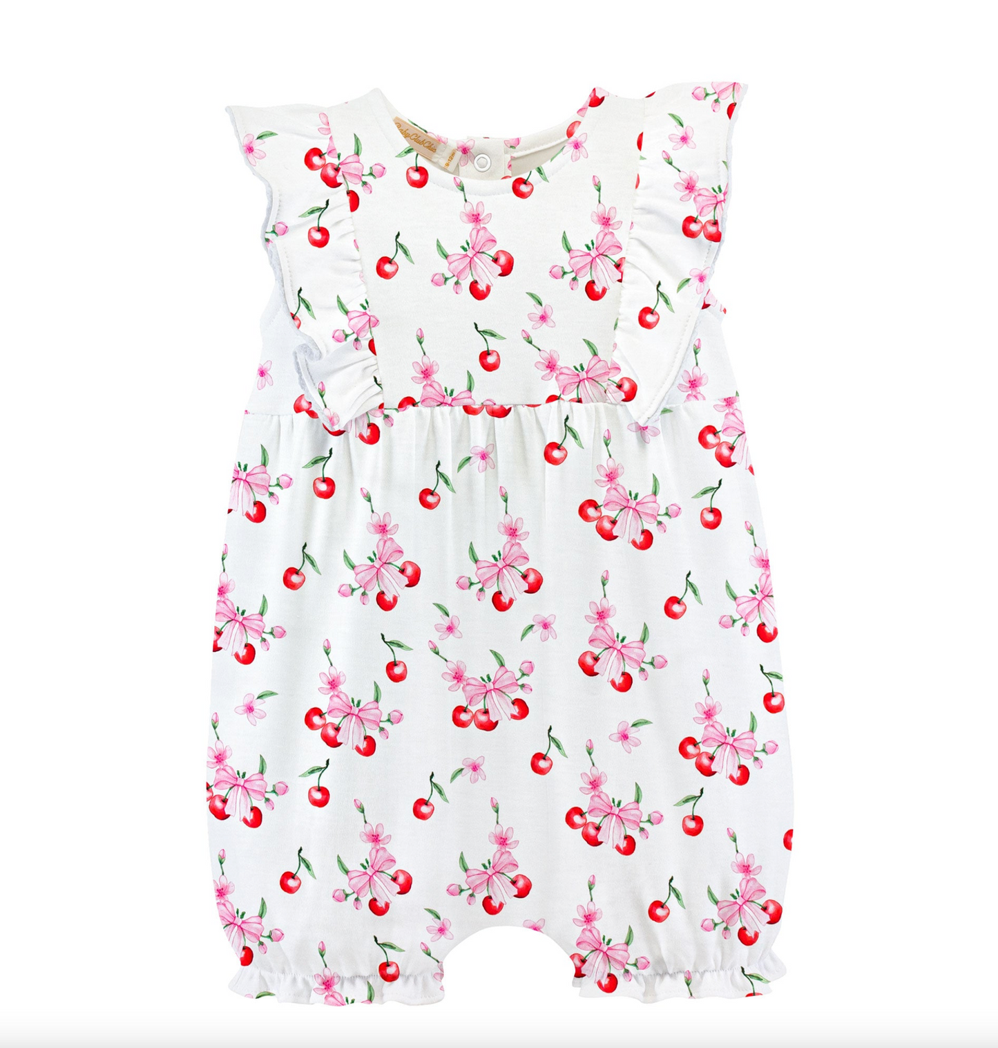 Cherry Pop Ruffle Romper