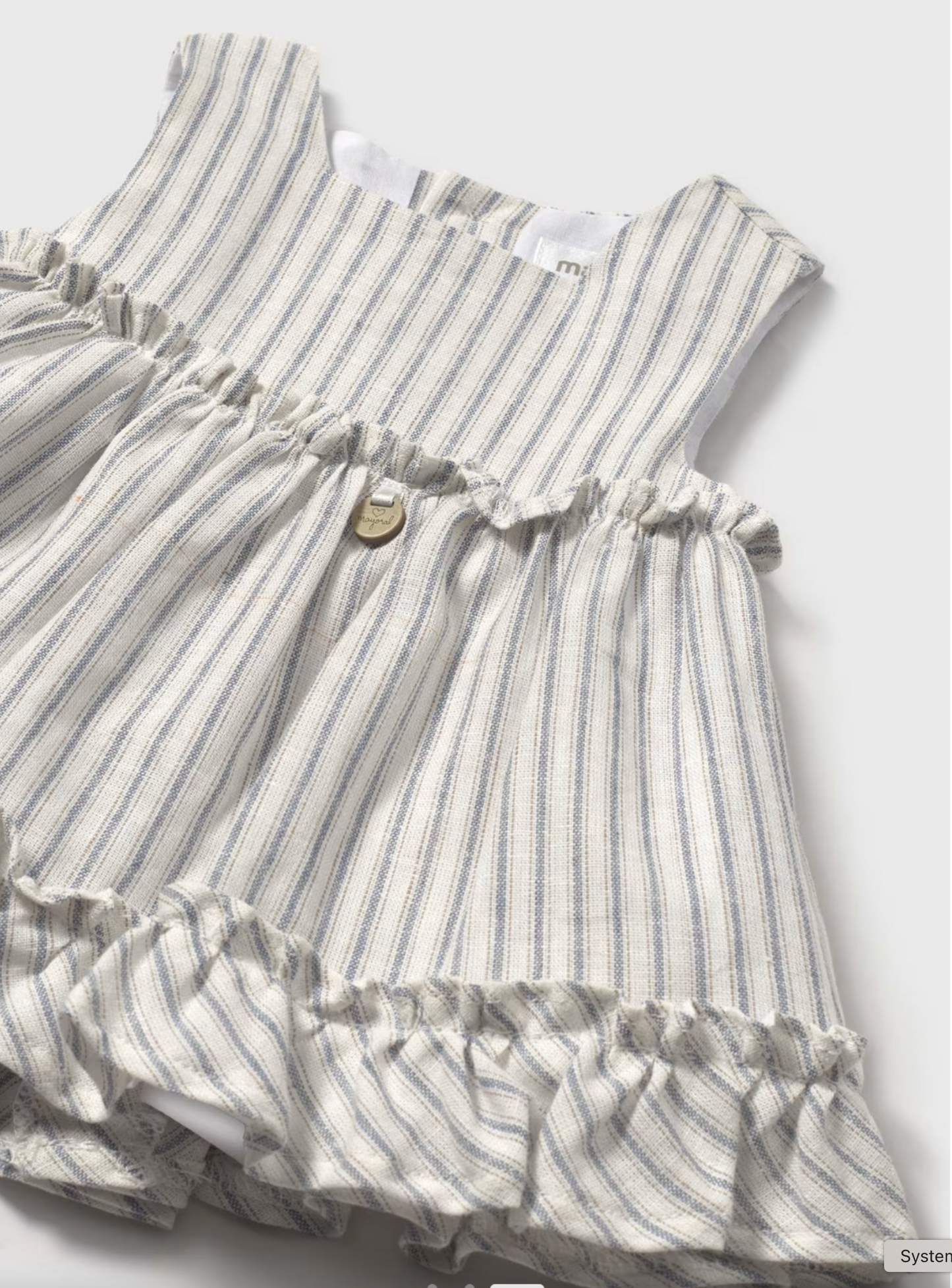 Mayoral Baby Striped Dress Set