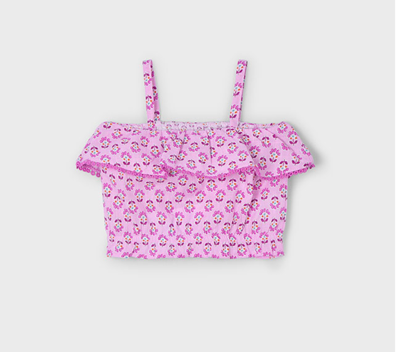 Mayoral Floral Printed Blouse