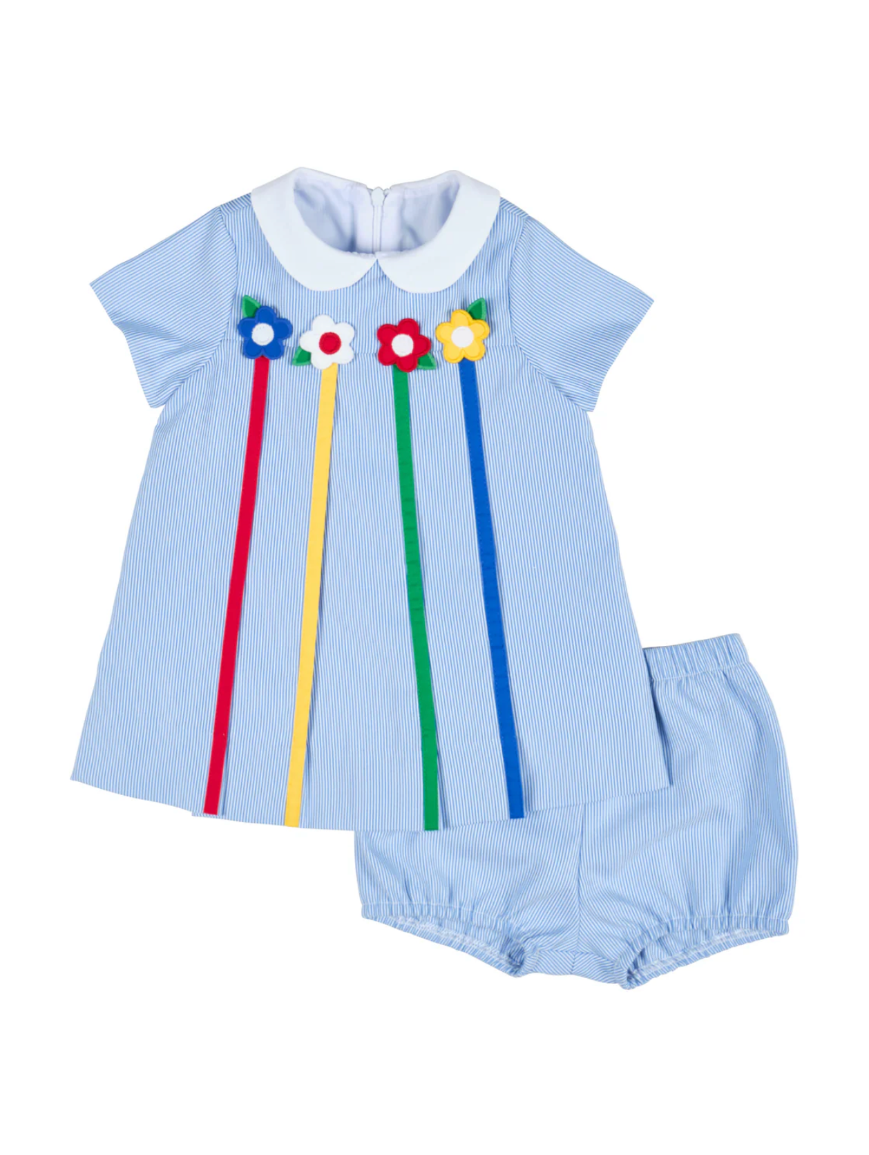 Dress With Flowers And Bloomer