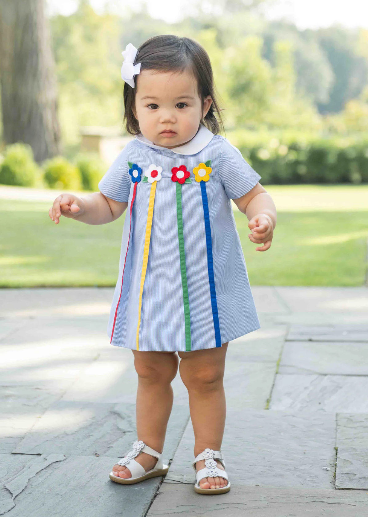 Dress With Flowers And Bloomer