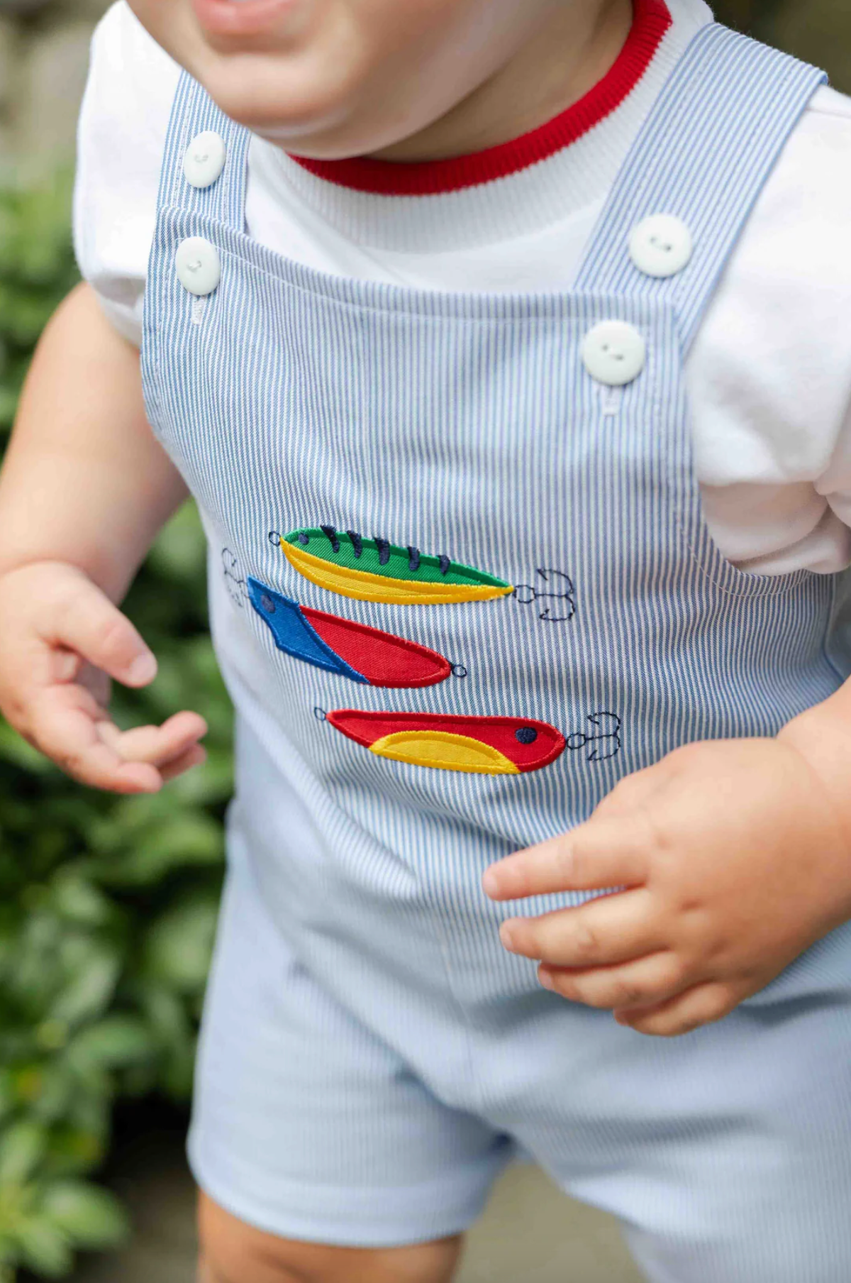 Junior Cord Shortall With Fishing Lures