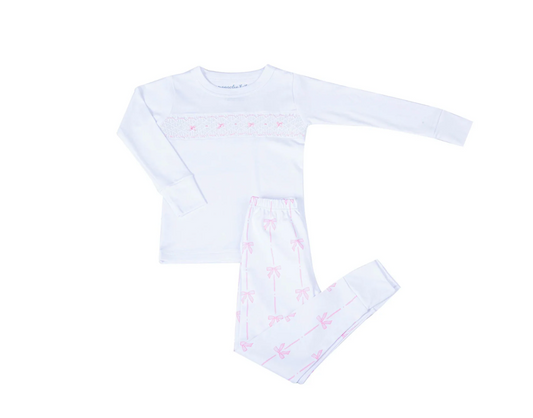 Amelia's Classics Smocked Long Pajamas
