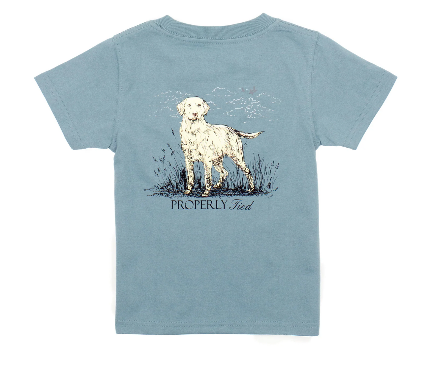 Labrador Steel Blue Tee