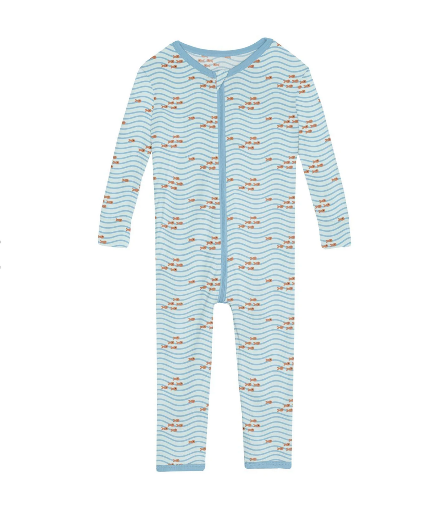 KicKee Pants Convertible Sleeper - Fresh Air Little Fishy