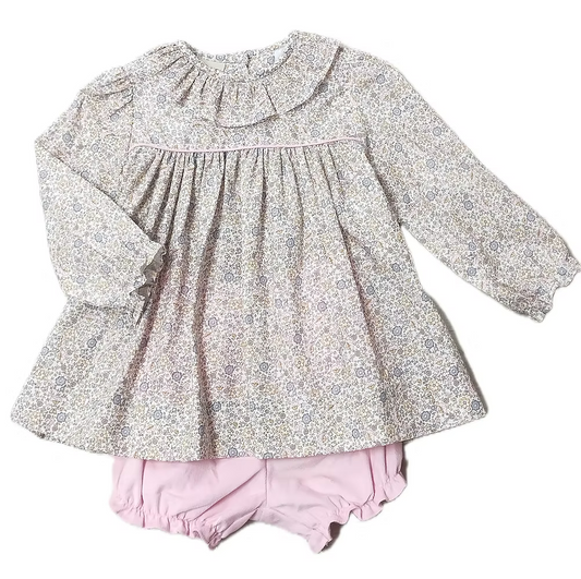 Girl's Bloomer Set Winter Meadows Collection