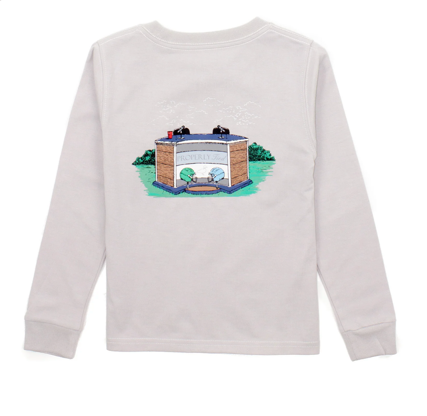 Properly Tied Match Up Tee - Ice Grey
