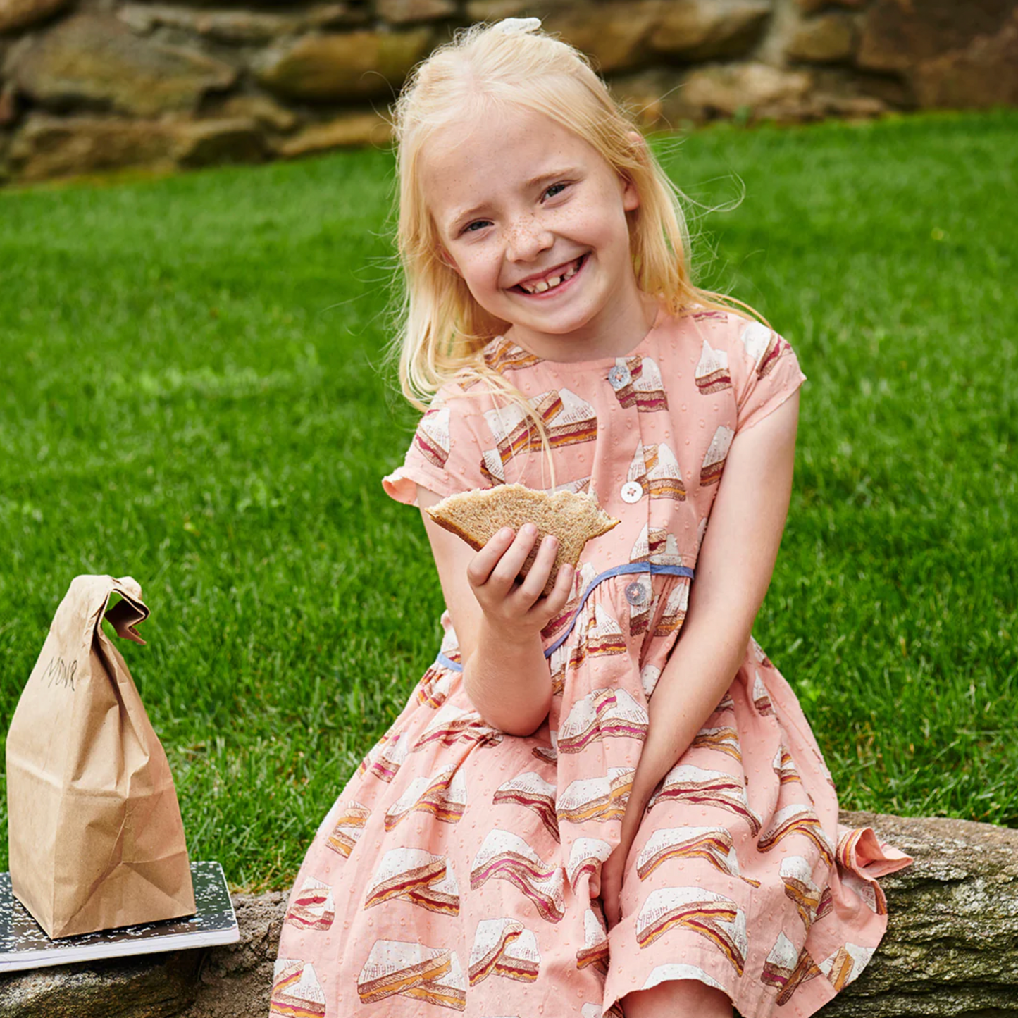 Pink Chicken Girls Fatima Dress - PB&J