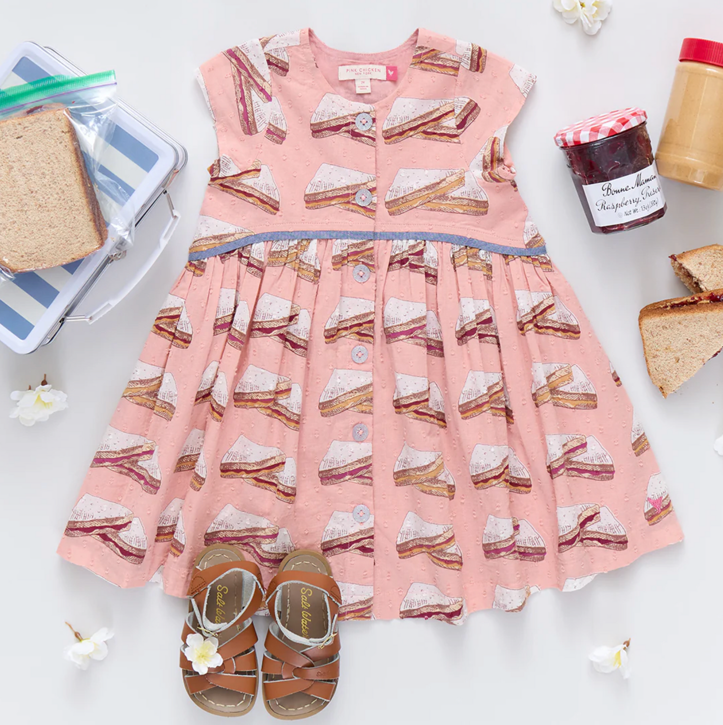 Pink Chicken Girls Fatima Dress - PB&J