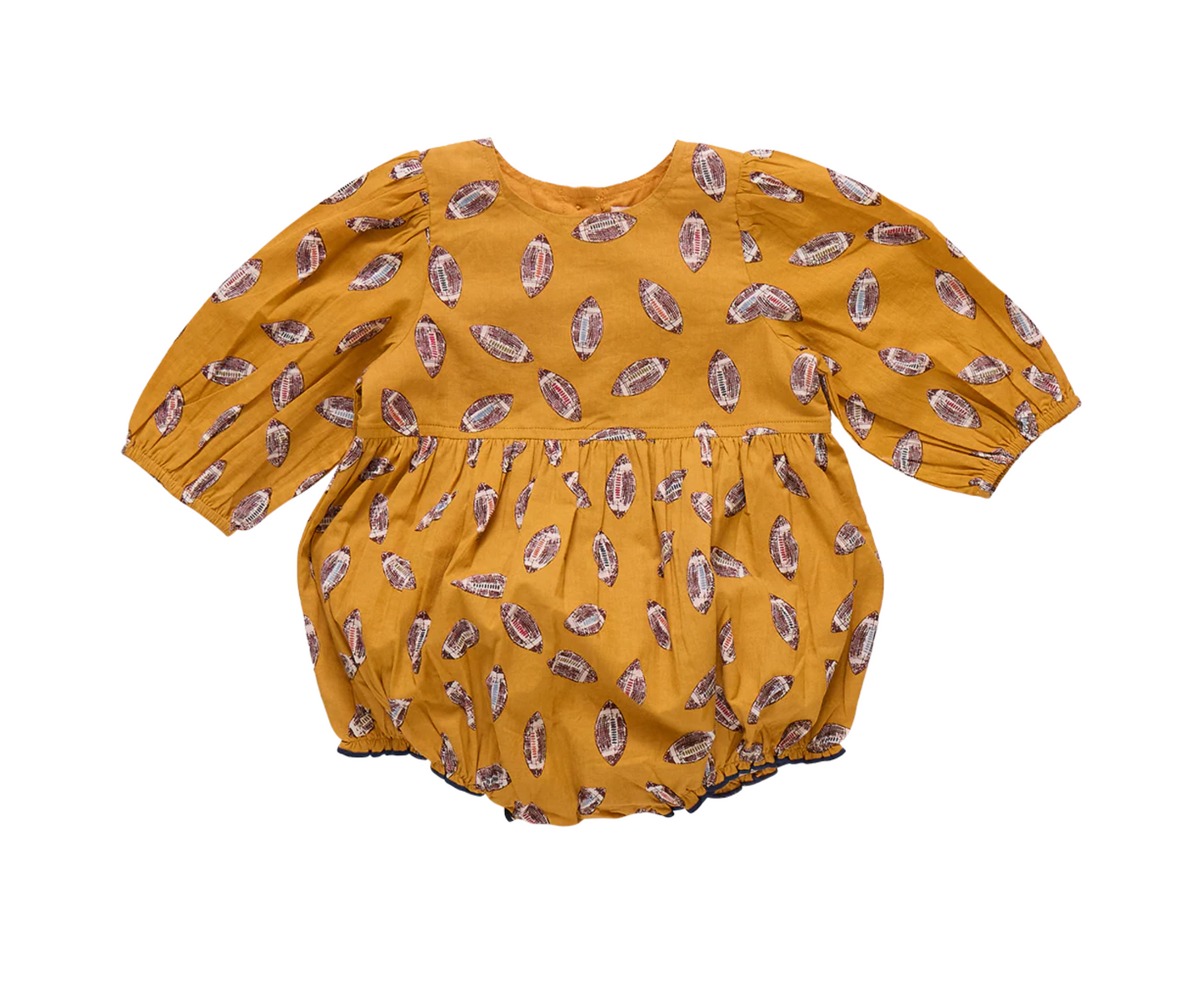 Pink Chicken Baby Girls Brooke Bubble - Flying Footballs