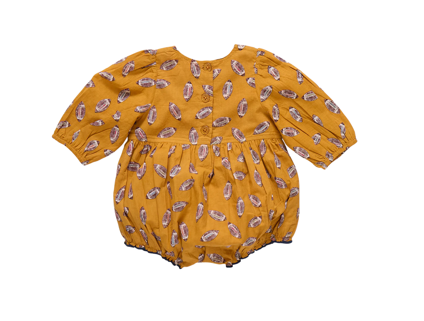 Pink Chicken Baby Girls Brooke Bubble - Flying Footballs