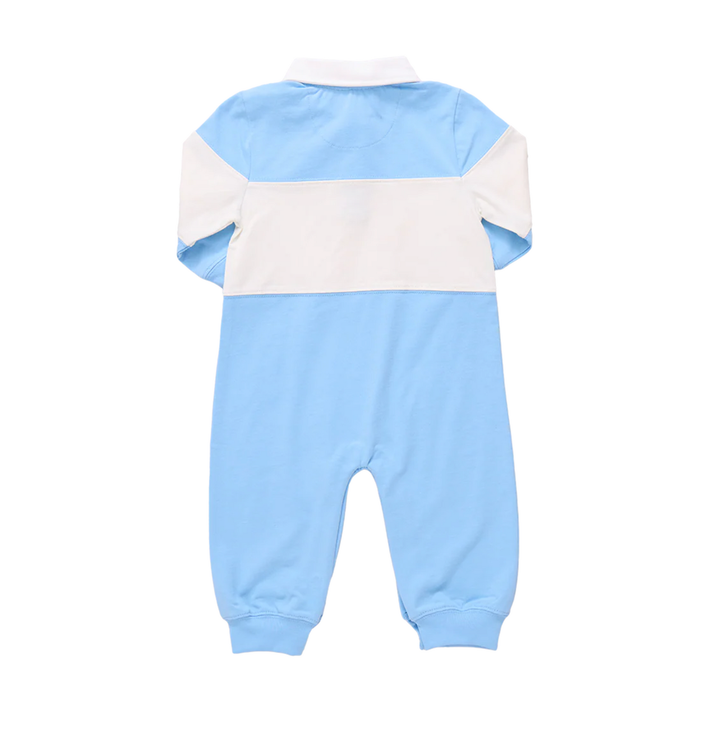 Pink Chicken Baby Boys Albert Jumper - Blue & White