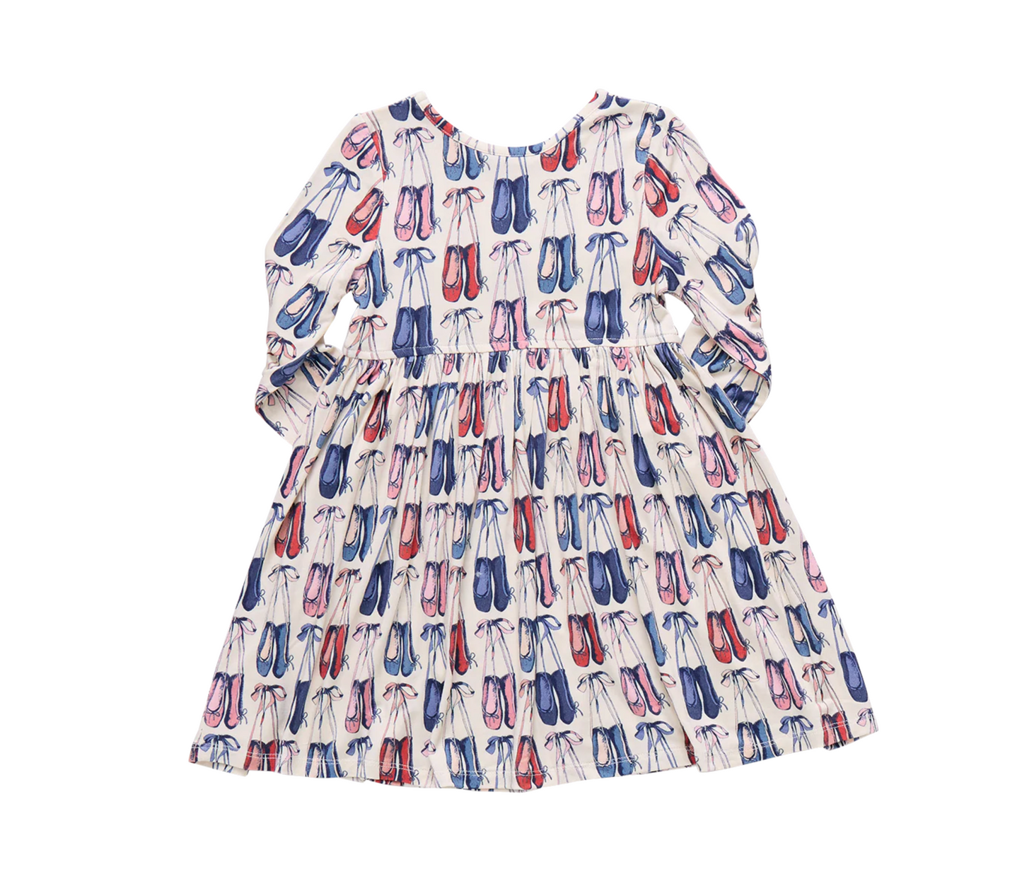 Pink Chicken Girls Bamboo Dress - Ballet Slippers