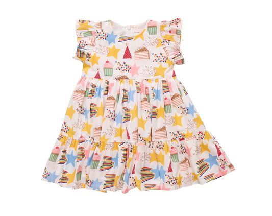 Pink Chicken Girls Jennifer Dress - Birthday Star
