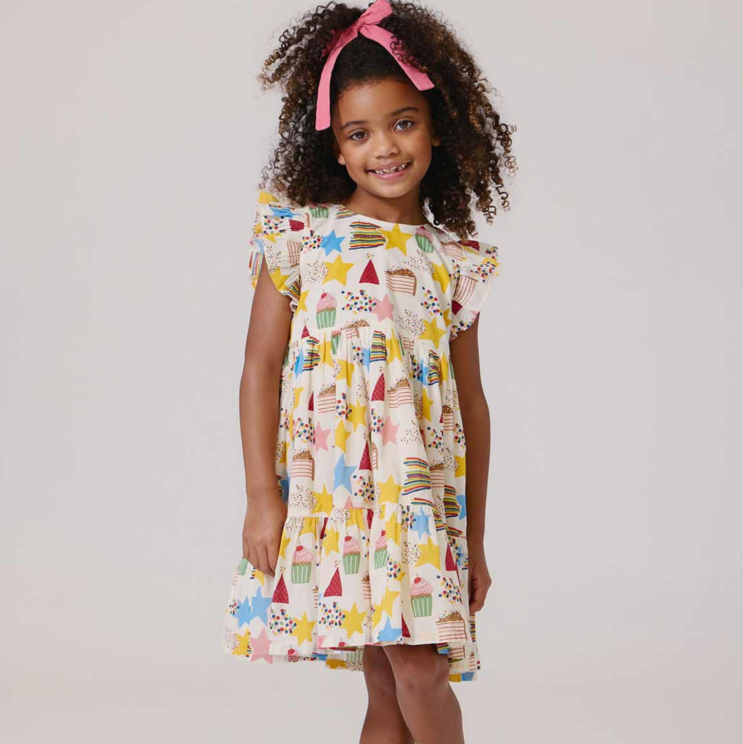 Pink Chicken Girls Jennifer Dress - Birthday Star