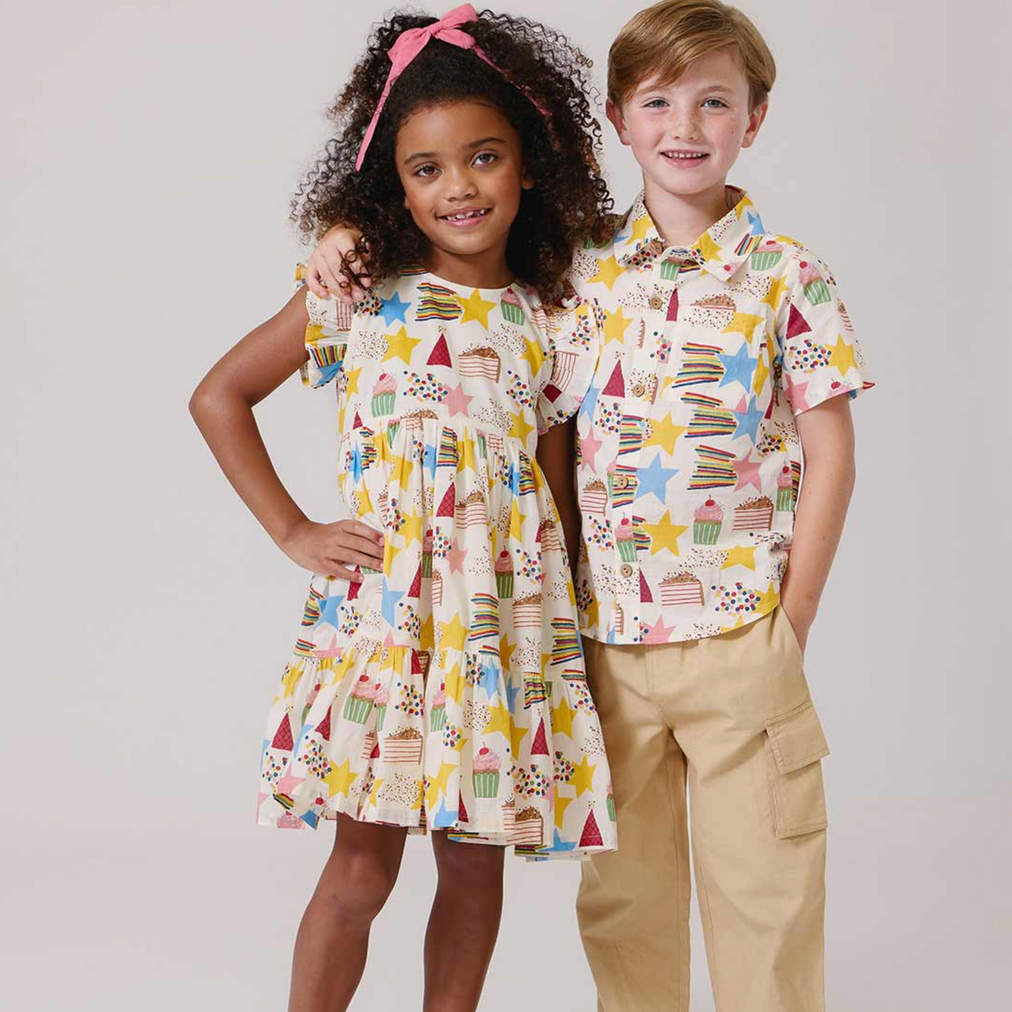 Pink Chicken Girls Jennifer Dress - Birthday Star