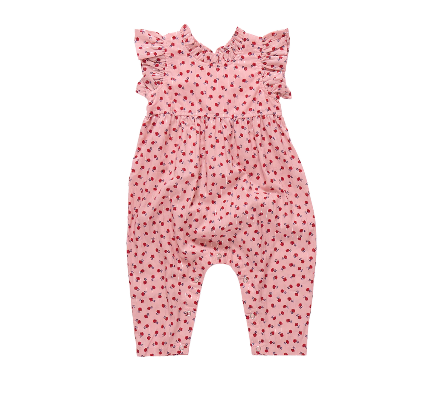 Pink Chicken Baby Girls Jennifer Jumper - Pink Tiny Roses