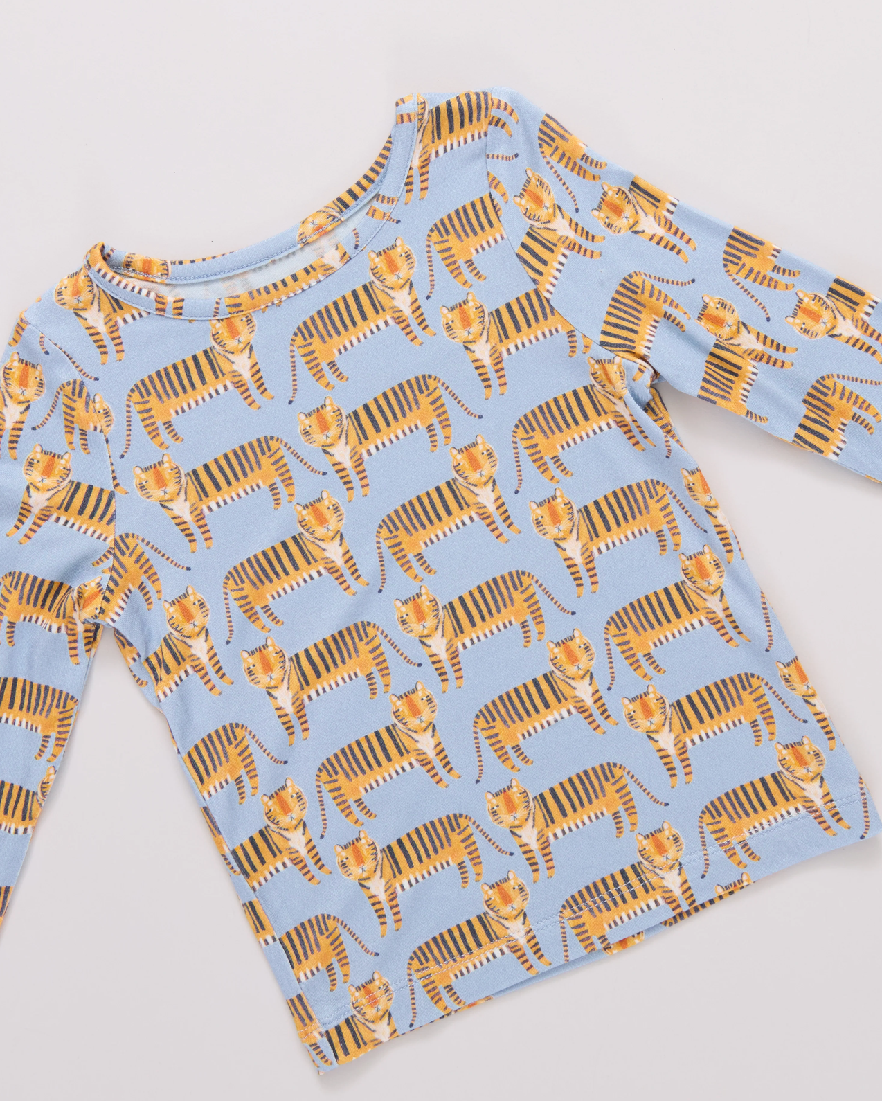 Pink Chicken Kids Bamboo PJ Set - Tigers