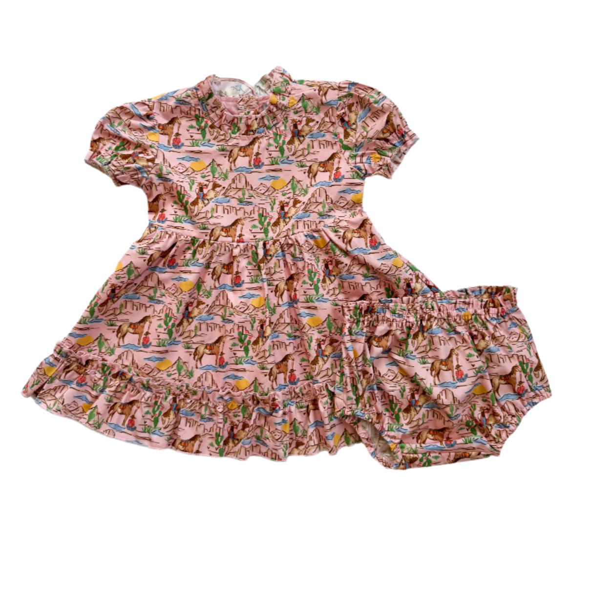 Collins Dress - Western Print