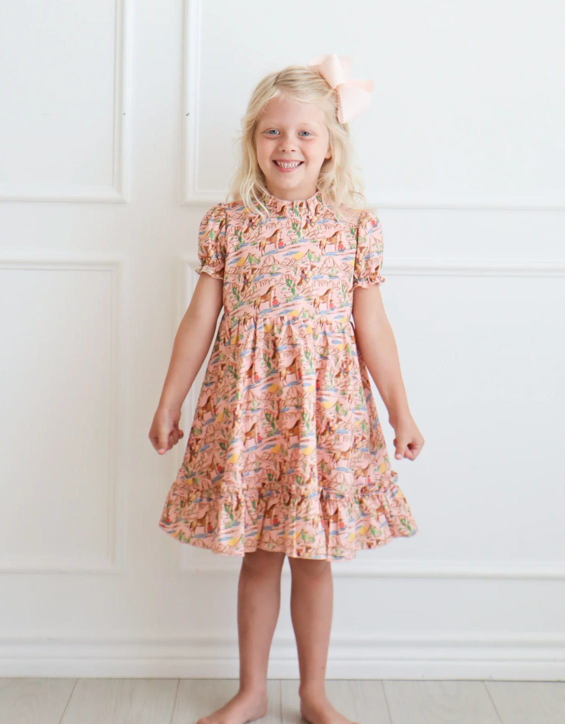 Collins Dress - Western Print