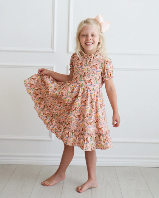 Collins Dress - Western Print