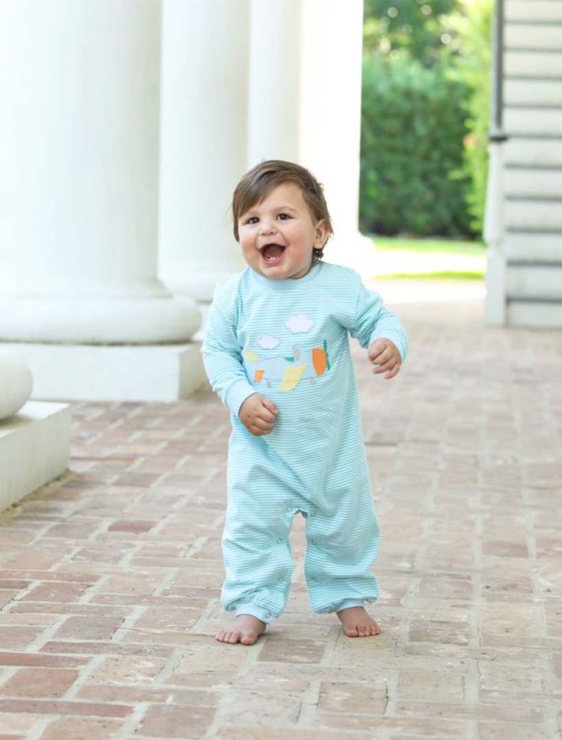 Airplane Applique Romper