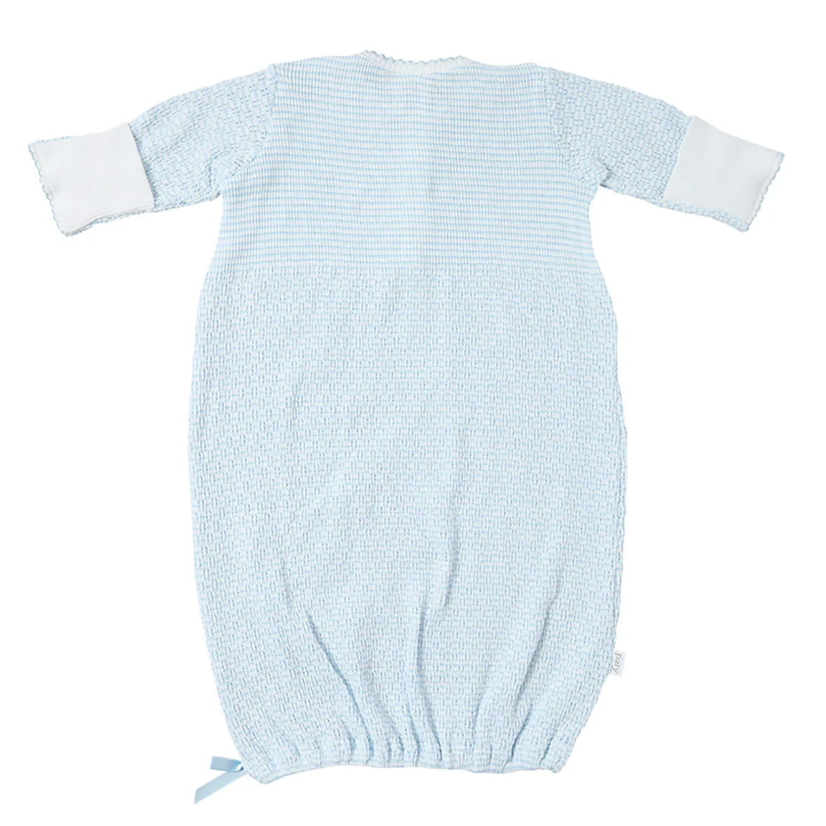 Paty Knit Placket Gown - Pink or Blue