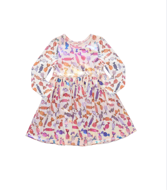 Pink Chicken Girls Lame Steph Dress - Halloween Candy