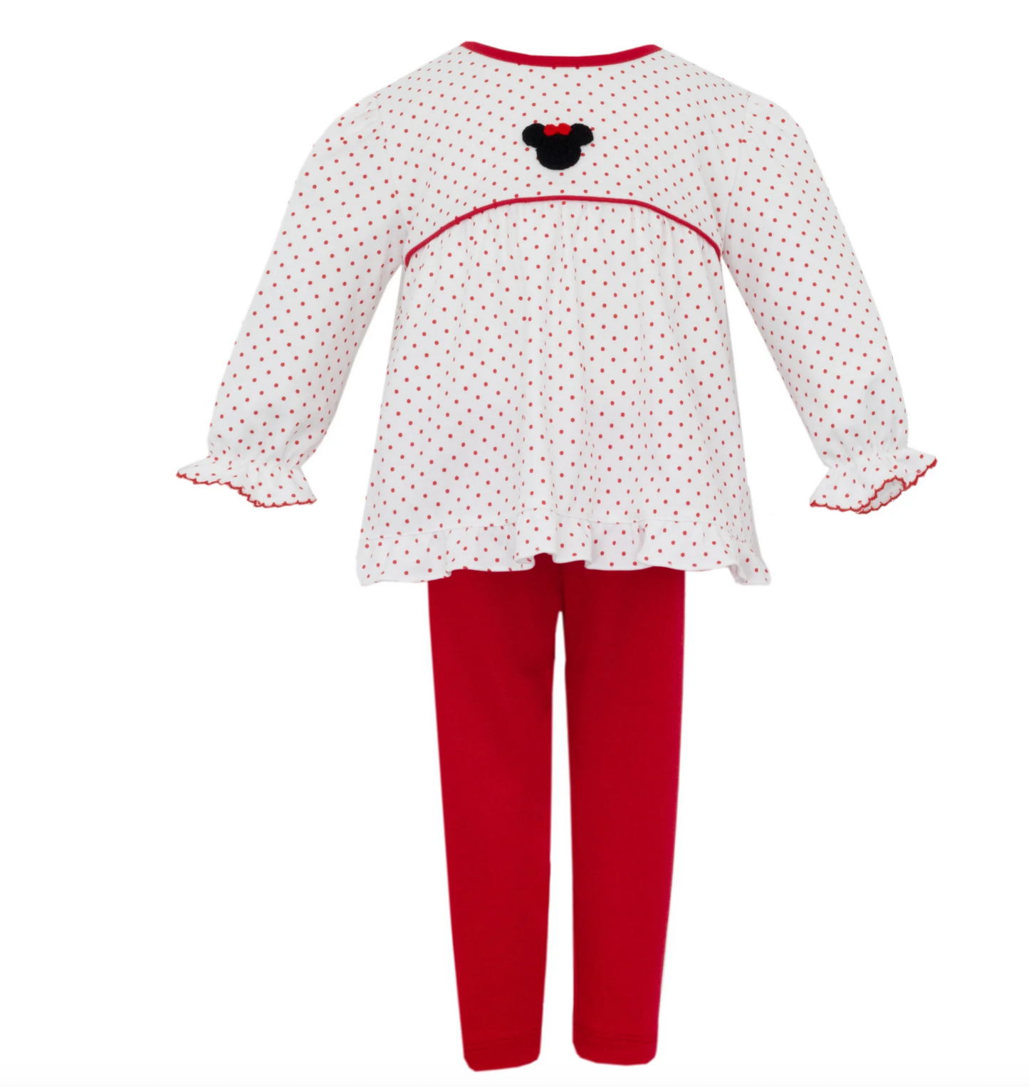 Minnie Mouse Red & White Polka Dot Tunic Set