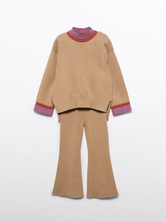 Abel & Lula Knit Pant Set