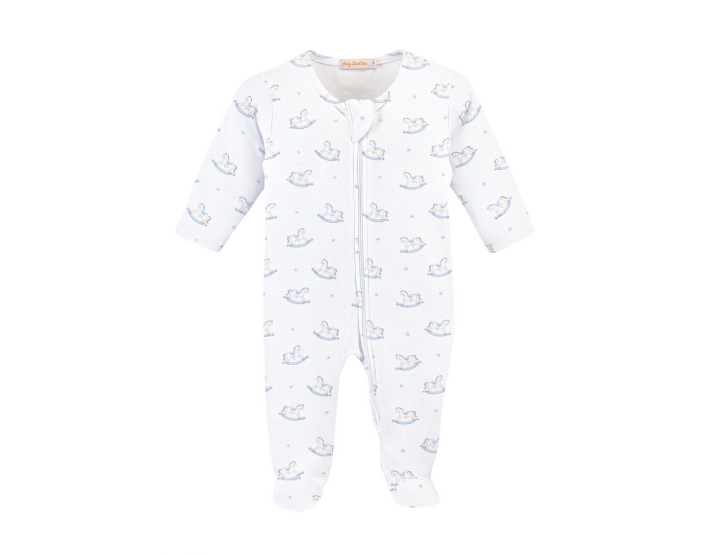 Tiny Rocking Horse Zipper Footie
