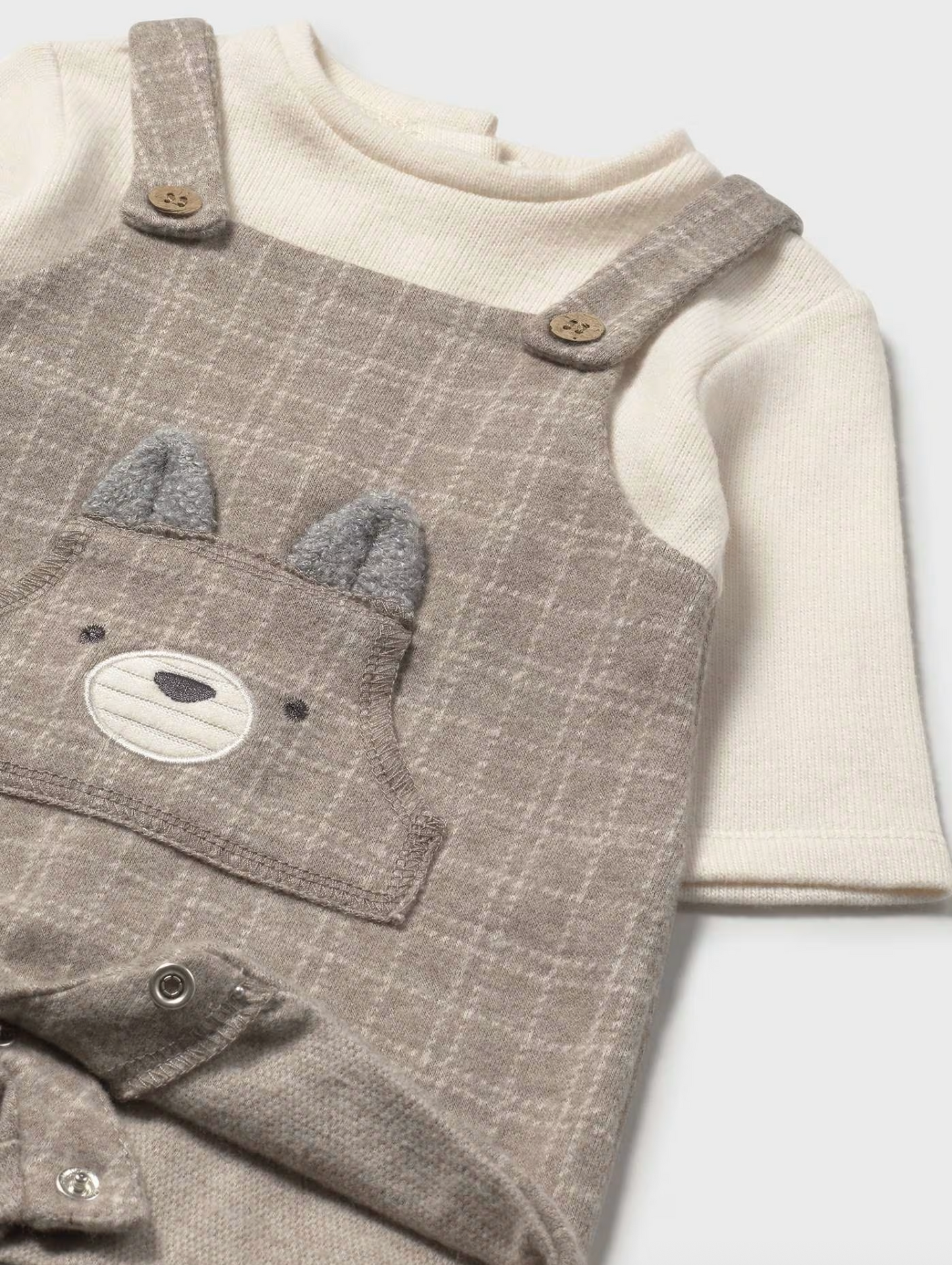 Baby Boy Bear Pocket One Piece